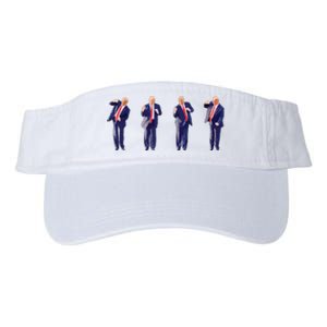 Potus 45 Dance Trump Dance Save America Trump Valucap Bio-Washed Visor