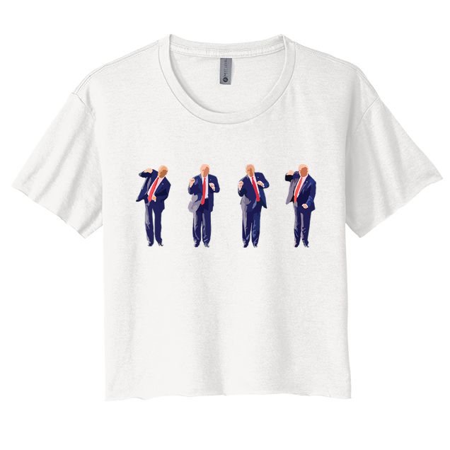 Potus 45 Dance Trump Dance Save America Trump Crop Top