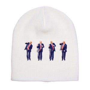 Potus 45 Dance Trump Dance Save America Trump Short Acrylic Beanie