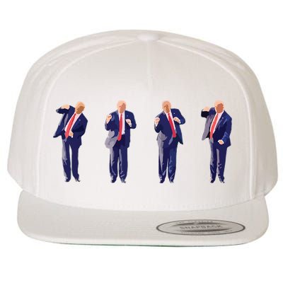 Potus 45 Dance Trump Dance Save America Trump Wool Snapback Cap