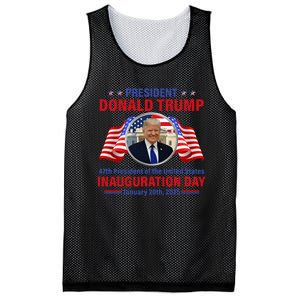 President 47 D J Trump Inauguration Day Jan 20 2025 Mesh Reversible Basketball Jersey Tank