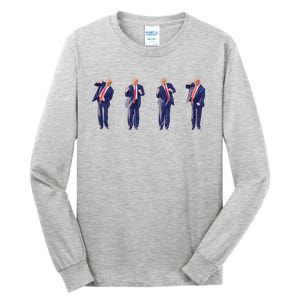 Potus 45 Dance Trump Dance Save America  Trump 4547 Tall Long Sleeve T-Shirt