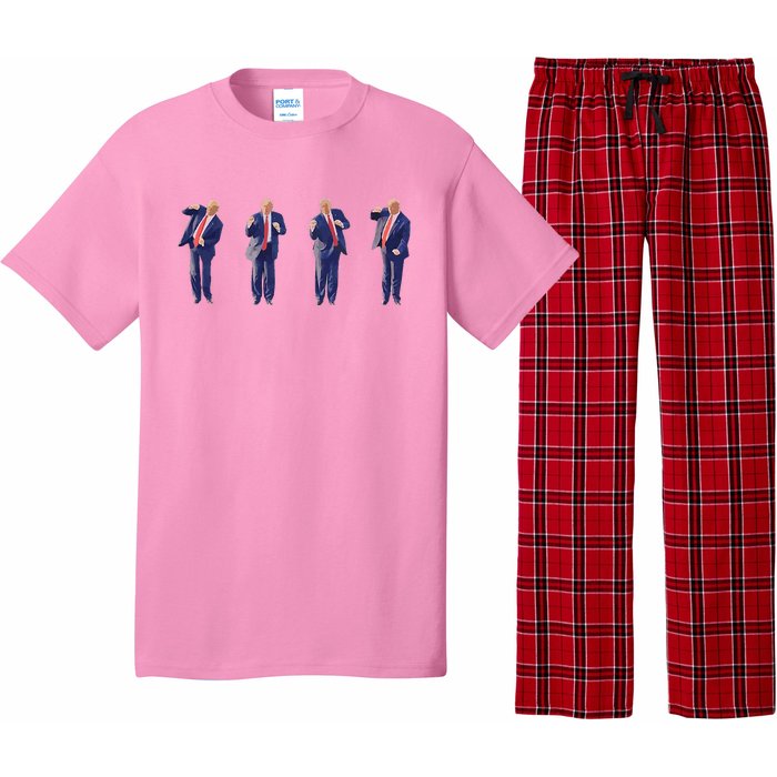 Potus 45 Dance Trump Dance Save America  Trump 4547 Pajama Set