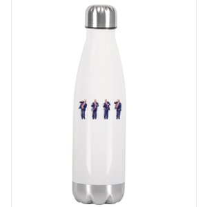 Potus 45 Dance Trump Dance Save America  Trump 4547 Stainless Steel Insulated Water Bottle