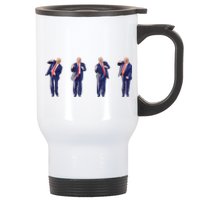 Potus 45 Dance Trump Dance Save America  Trump 4547 Stainless Steel Travel Mug