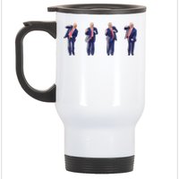 Potus 45 Dance Trump Dance Save America  Trump 4547 Stainless Steel Travel Mug