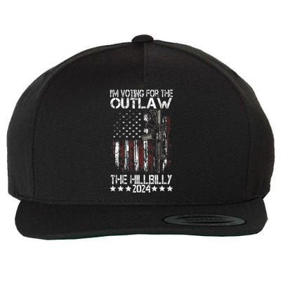 Pro 45 IM Voting For The Outlaw And The Hillbilly 2024 Wool Snapback Cap