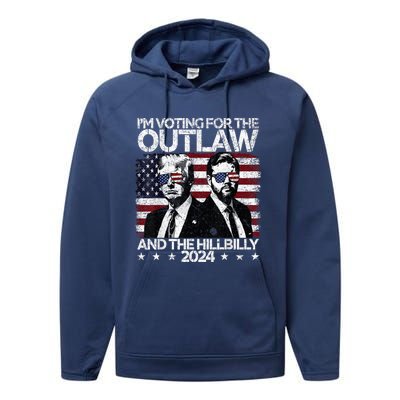 Pro 45 IM Voting For The Outlaw And The Hillbilly 2024 Performance Fleece Hoodie