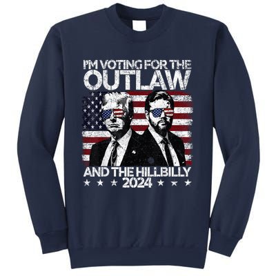 Pro 45 IM Voting For The Outlaw And The Hillbilly 2024 Sweatshirt