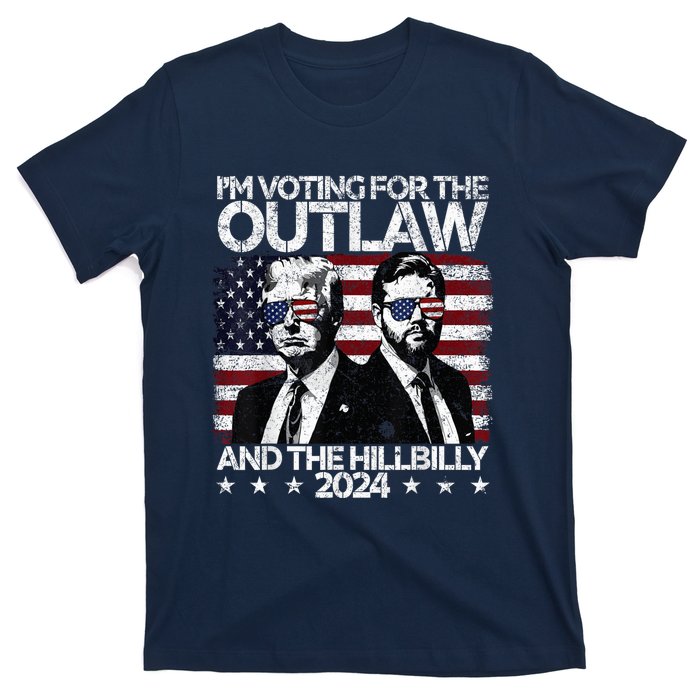 Pro 45 IM Voting For The Outlaw And The Hillbilly 2024 T-Shirt