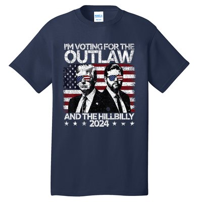 Pro 45 IM Voting For The Outlaw And The Hillbilly 2024 Tall T-Shirt