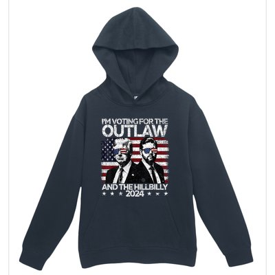 Pro 45 IM Voting For The Outlaw And The Hillbilly 2024 Urban Pullover Hoodie