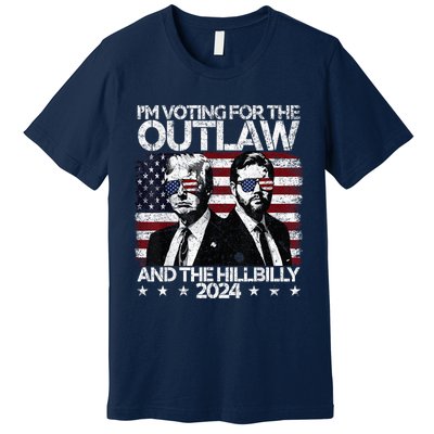 Pro 45 IM Voting For The Outlaw And The Hillbilly 2024 Premium T-Shirt