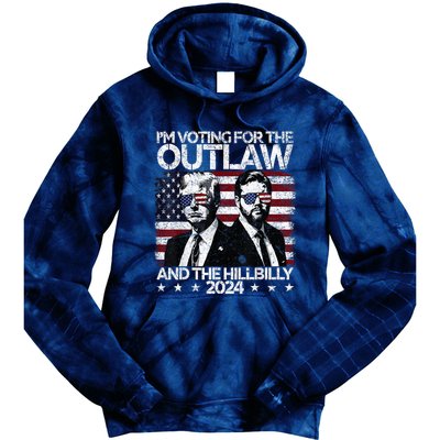 Pro 45 IM Voting For The Outlaw And The Hillbilly 2024 Tie Dye Hoodie