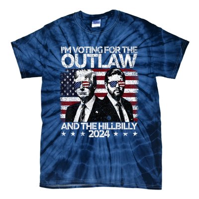 Pro 45 IM Voting For The Outlaw And The Hillbilly 2024 Tie-Dye T-Shirt