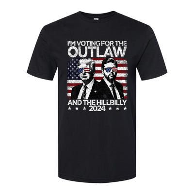 Pro 45 IM Voting For The Outlaw And The Hillbilly 2024 Softstyle CVC T-Shirt