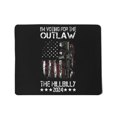 Pro 45 IM Voting For The Outlaw And The Hillbilly 2024 Mousepad