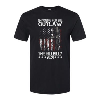 Pro 45 IM Voting For The Outlaw And The Hillbilly 2024 Softstyle CVC T-Shirt