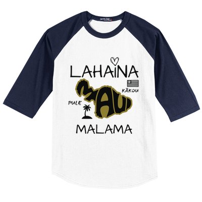 PRAY 4 LAHAINA Malama Maui Strong Baseball Sleeve Shirt