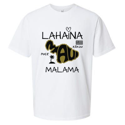 PRAY 4 LAHAINA Malama Maui Strong Sueded Cloud Jersey T-Shirt