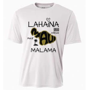 PRAY 4 LAHAINA Malama Maui Strong Cooling Performance Crew T-Shirt