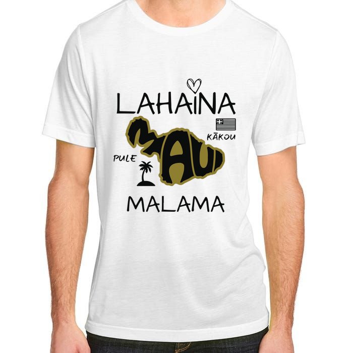 PRAY 4 LAHAINA Malama Maui Strong Adult ChromaSoft Performance T-Shirt