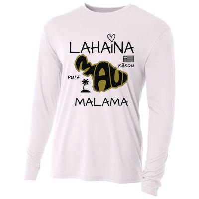 PRAY 4 LAHAINA Malama Maui Strong Cooling Performance Long Sleeve Crew