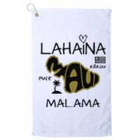 PRAY 4 LAHAINA Malama Maui Strong Platinum Collection Golf Towel