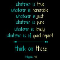Philippians 4:8 Meditate On These Christian Christianity Gift Impact Tech Backpack