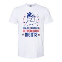 Patriotic 4th Of July Stars Stripes Reproductive Right Softstyle CVC T-Shirt