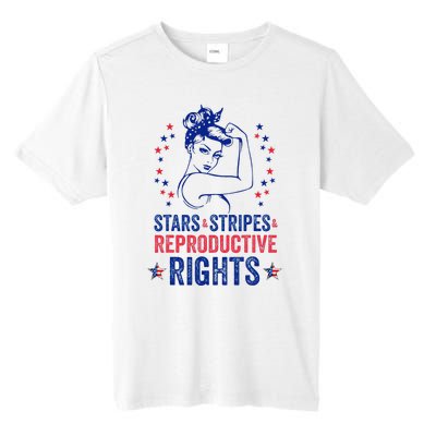 Patriotic 4th Of July Stars Stripes Reproductive Right Tall Fusion ChromaSoft Performance T-Shirt