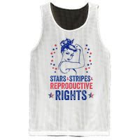 Patriotic 4th Of July Stars Stripes Reproductive Right Mesh Reversible Basketball Jersey Tank