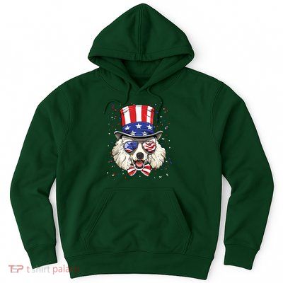 Poodle 4th Of July American Dog USA Flag Hoodie