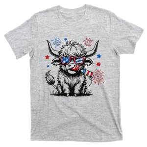 Patriotic 4th Of July Heifer Cow T-Shirt