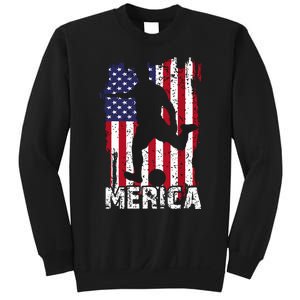 Patriotic 4th Of July Soccer Merica Usa Flag Boy Sweatshirt