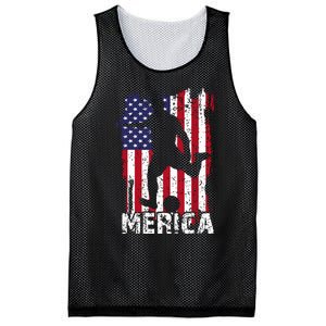 Patriotic 4th Of July Soccer Merica Usa Flag Boy Mesh Reversible Basketball Jersey Tank