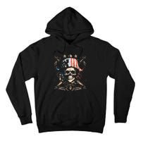 Pirate 4th Of July American Flag USA America Funny Tall Hoodie