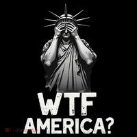 Patriotic 4th Of July Statue Of Liberty WTF America Sustainable Bucket Hat