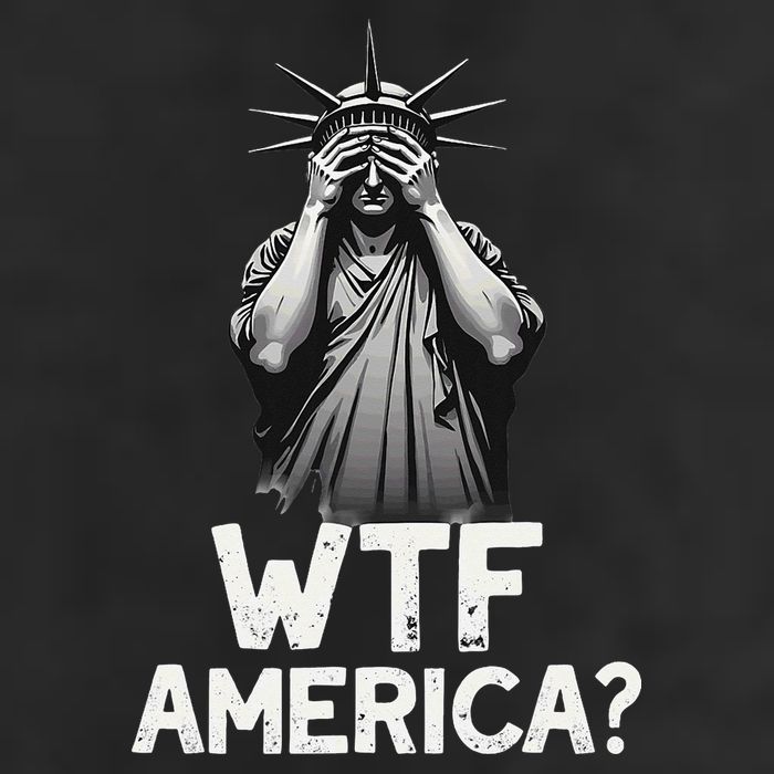 Patriotic 4th Of July Statue Of Liberty WTF America Beanie