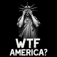 Patriotic 4th Of July Statue Of Liberty WTF America Drawstring Bag