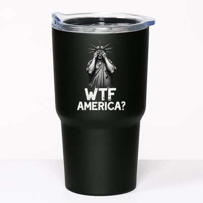 Patriotic 4th Of July Statue Of Liberty WTF America Tumbler