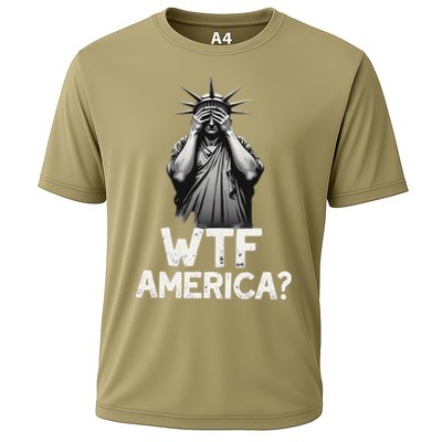 Patriotic 4th Of July Statue Of Liberty WTF America Performance Shirt