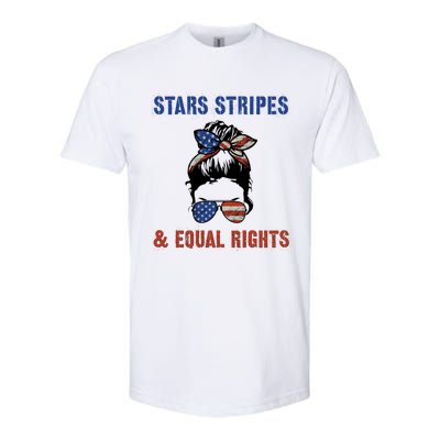 Prochoice 4th Of July Patriotic Stars Stripes Equal Rights Funny Gift Softstyle CVC T-Shirt