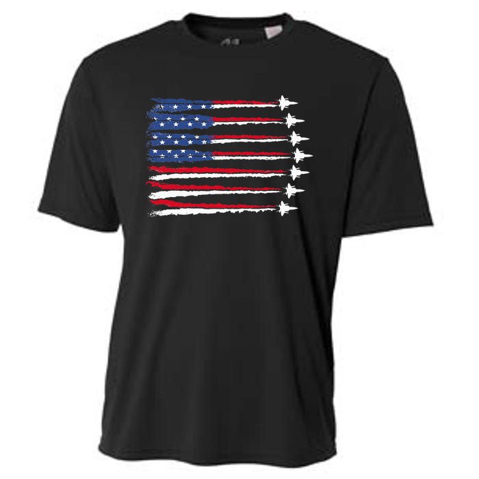 Patriotic 4th Of July USA Cooling Performance Crew T-Shirt