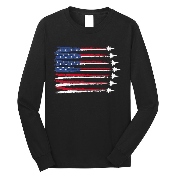 Patriotic 4th Of July USA Long Sleeve Shirt