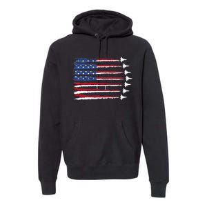 Patriotic 4th Of July USA Premium Hoodie