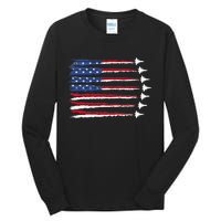 Patriotic 4th Of July USA Tall Long Sleeve T-Shirt