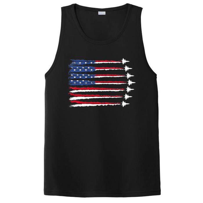 Patriotic 4th Of July USA PosiCharge Competitor Tank