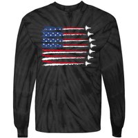 Patriotic 4th Of July USA Tie-Dye Long Sleeve Shirt