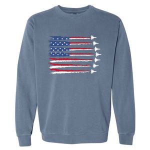 Patriotic 4th Of July USA Garment-Dyed Sweatshirt